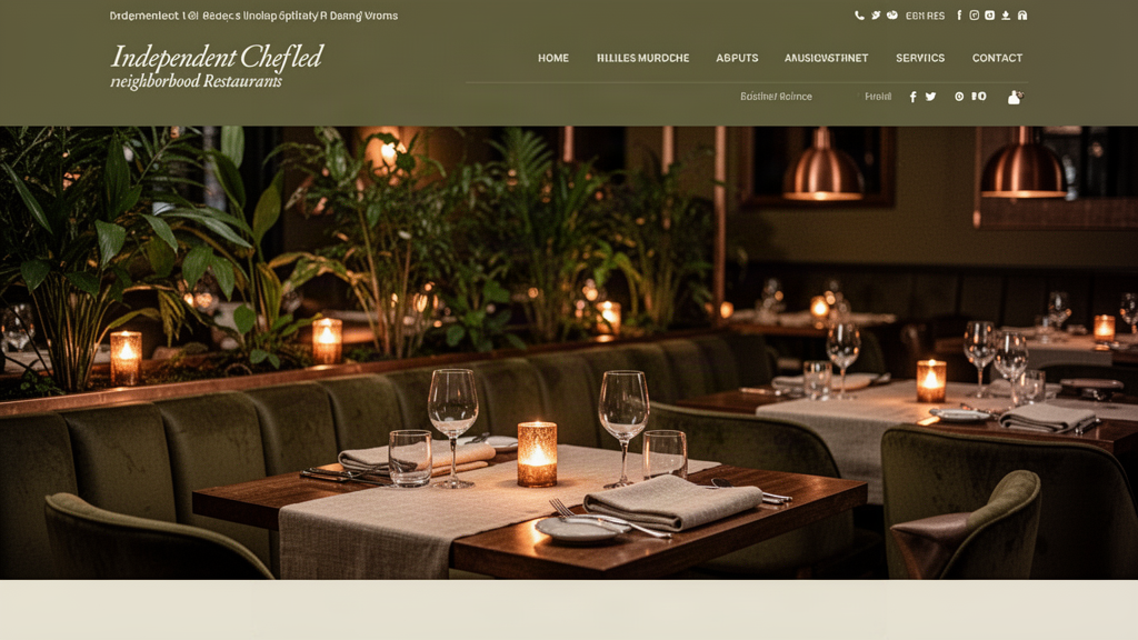 Restaurants design concept